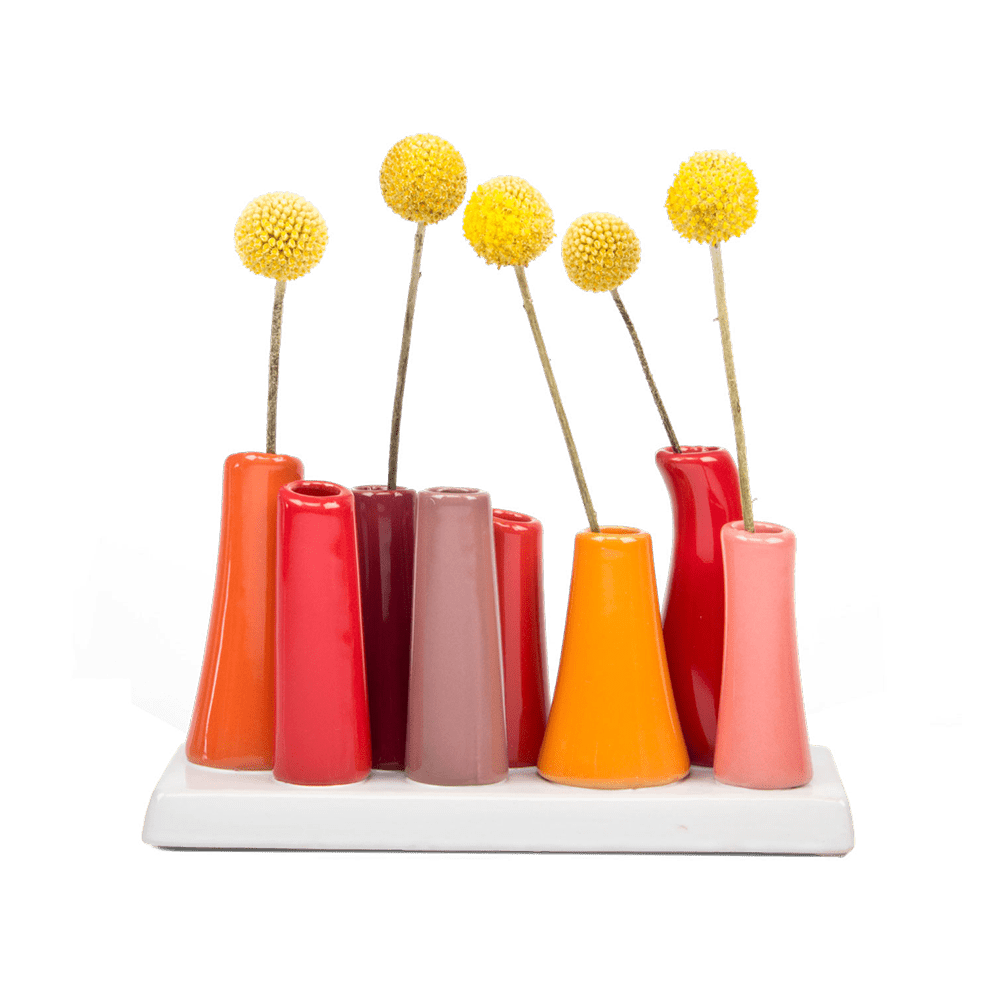 Pooley Modern Bud Vase For Flowers - Chive Ceramics Studio - Vases - Chive Ceramics Studio