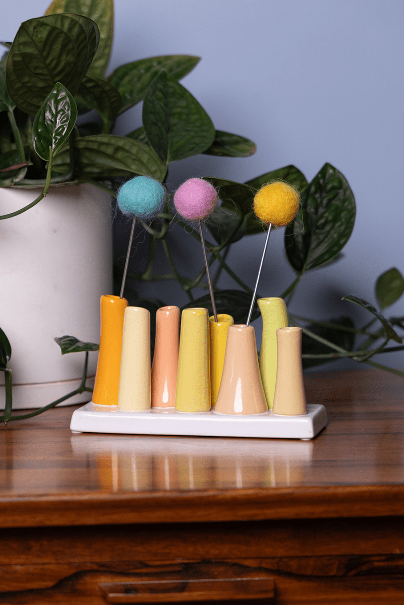 Pooley Modern Bud Vase For Flowers - Chive Ceramics Studio - Vases - Chive Ceramics Studio