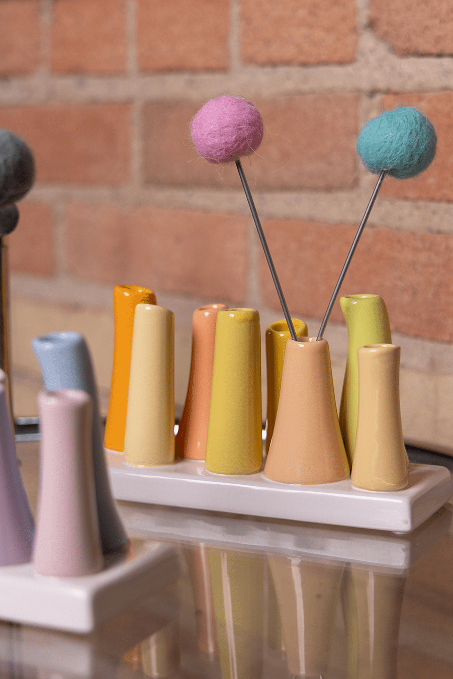 Pooley Modern Bud Vase For Flowers - Chive Ceramics Studio - Vases - Chive Ceramics Studio