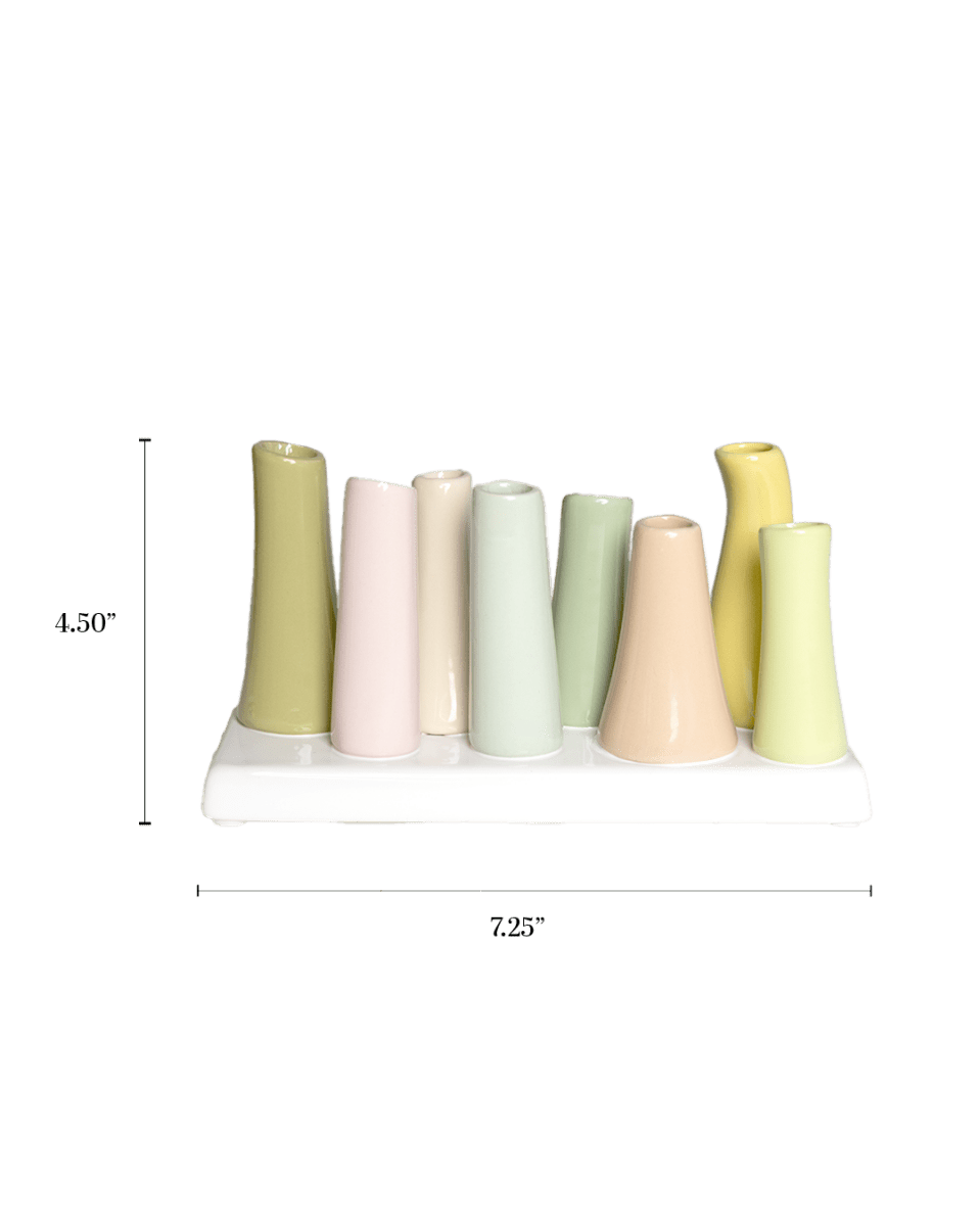 Pooley Modern Bud Vase For Flowers - Chive Ceramics Studio - Vases - Chive Ceramics Studio