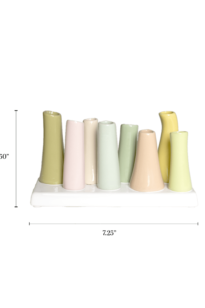 Pooley Modern Bud Vase For Flowers - Chive Ceramics Studio - Vases - Chive Ceramics Studio