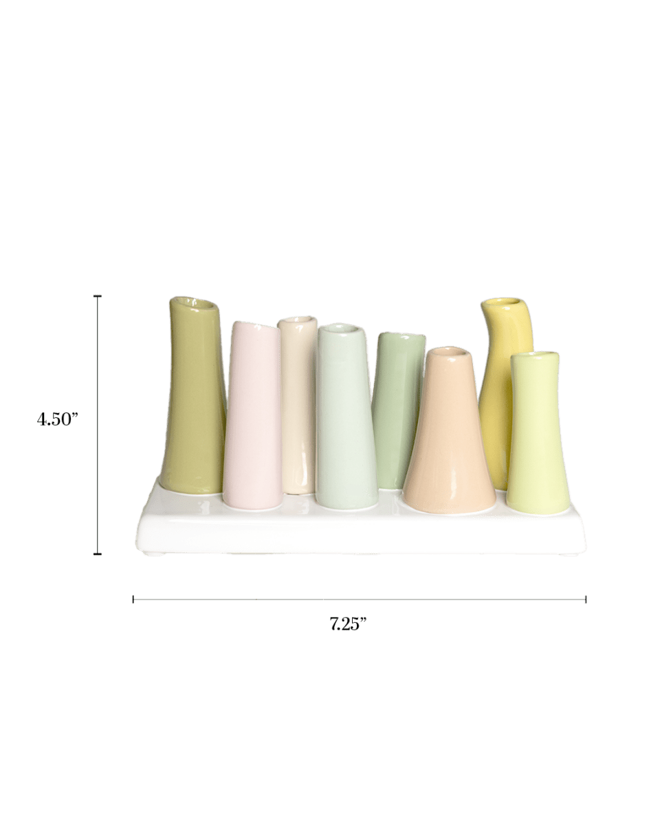 Pooley Modern Bud Vase For Flowers - Chive Ceramics Studio - Vases - Chive Ceramics Studio