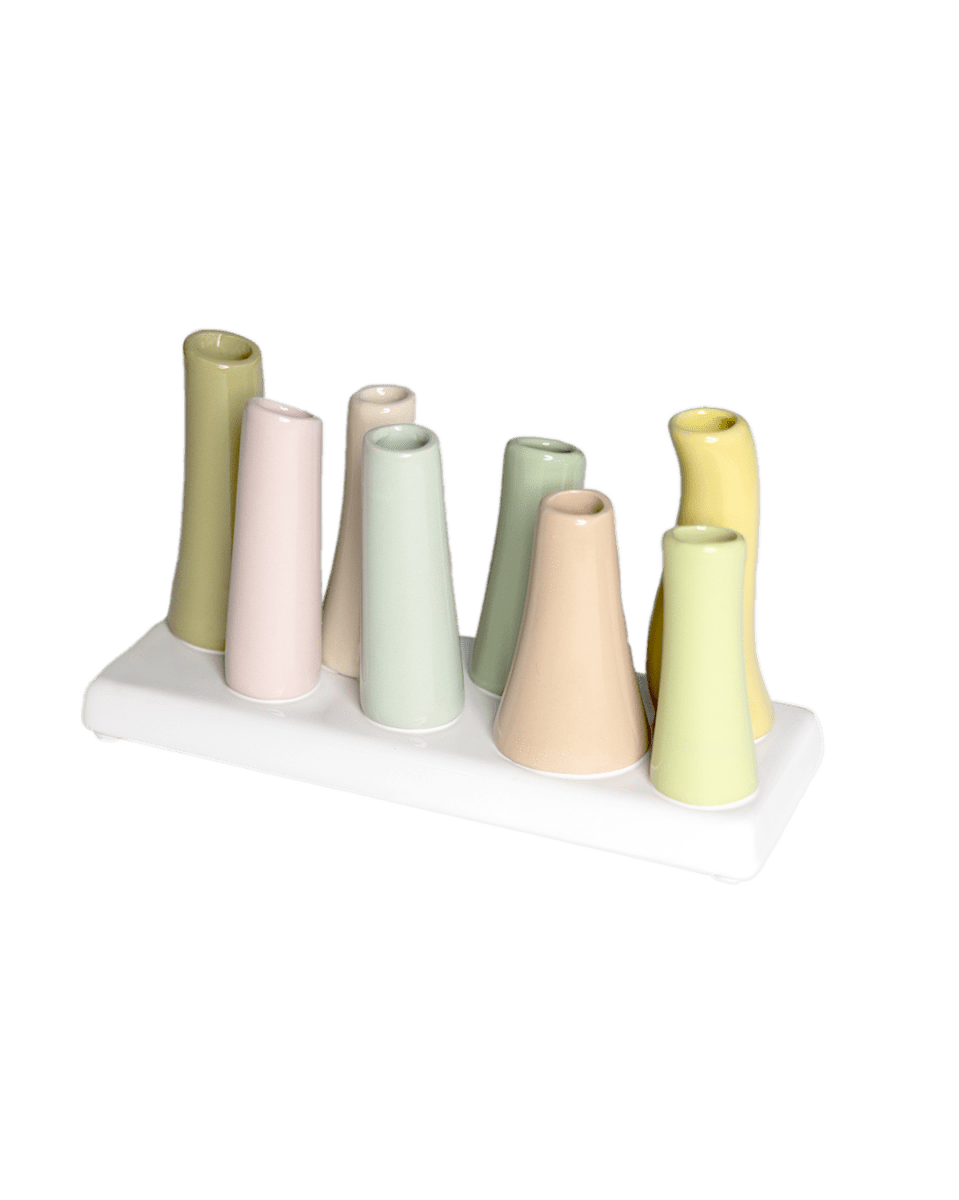 Pooley Modern Bud Vase For Flowers - Chive Ceramics Studio - Vases - Chive Ceramics Studio