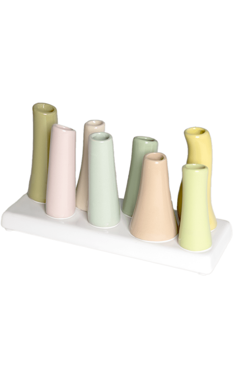 Pooley Modern Bud Vase For Flowers - Chive Ceramics Studio - Vases - Chive Ceramics Studio