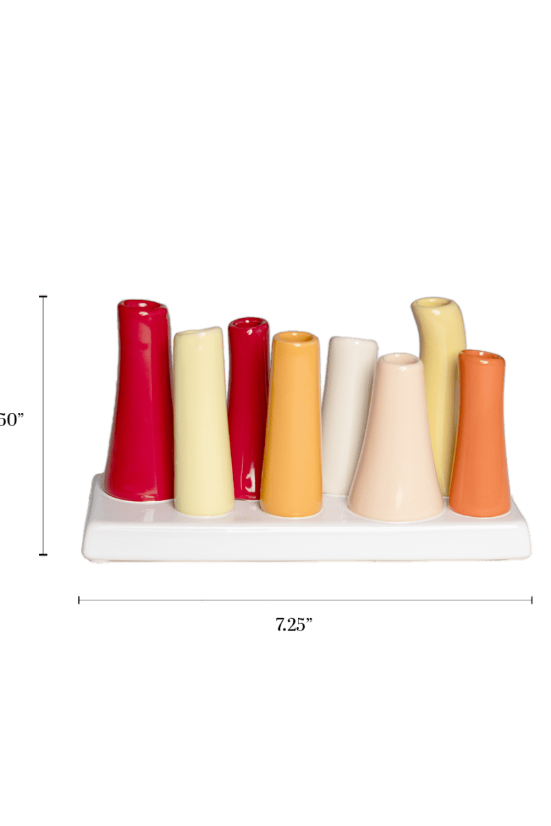 Pooley Modern Bud Vase For Flowers - Chive Ceramics Studio - Vases - Chive Ceramics Studio