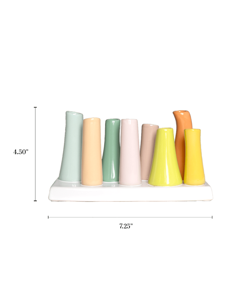 Pooley Modern Bud Vase For Flowers - Chive Ceramics Studio - Vases - Chive Ceramics Studio