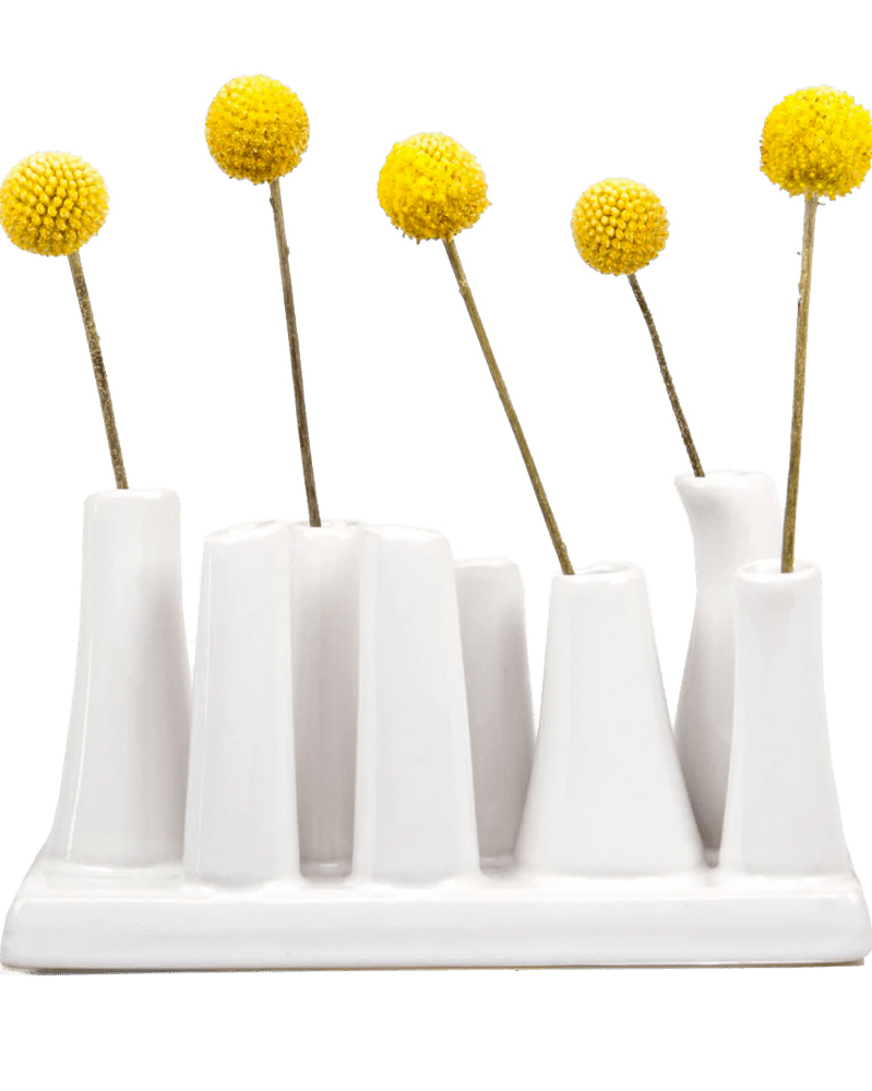 Pooley Modern Bud Vase For Flowers - Chive Ceramics Studio - Vases - Chive Ceramics Studio