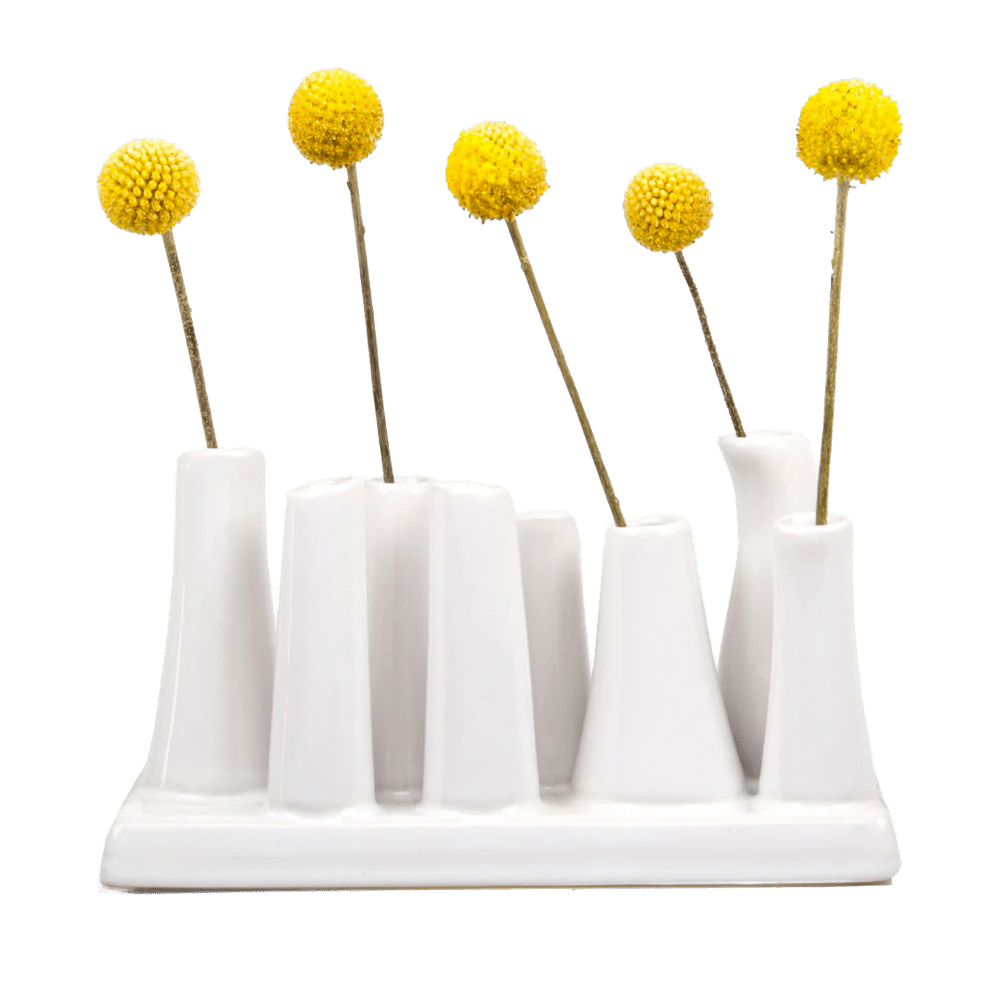 Pooley Modern Bud Vase For Flowers - Chive Ceramics Studio - Vases - Chive Ceramics Studio