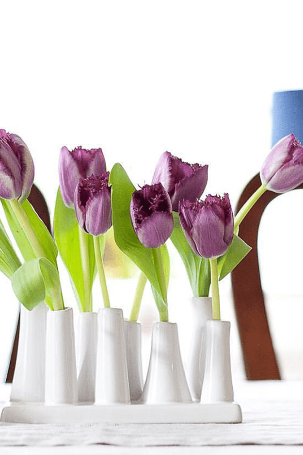 Pooley Modern Bud Vase For Flowers - Chive Ceramics Studio - Vases - Chive Ceramics Studio