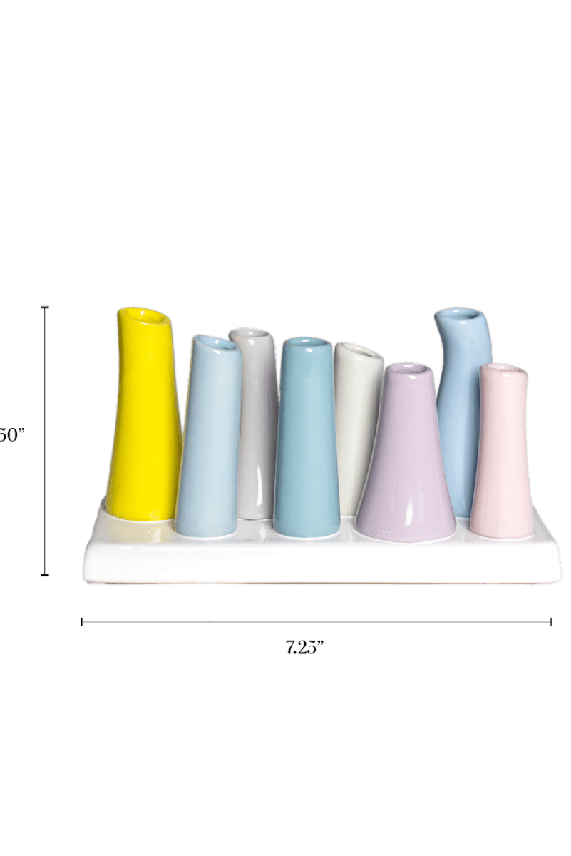 Pooley Modern Bud Vase For Flowers - Chive Ceramics Studio - Vases - Chive Ceramics Studio