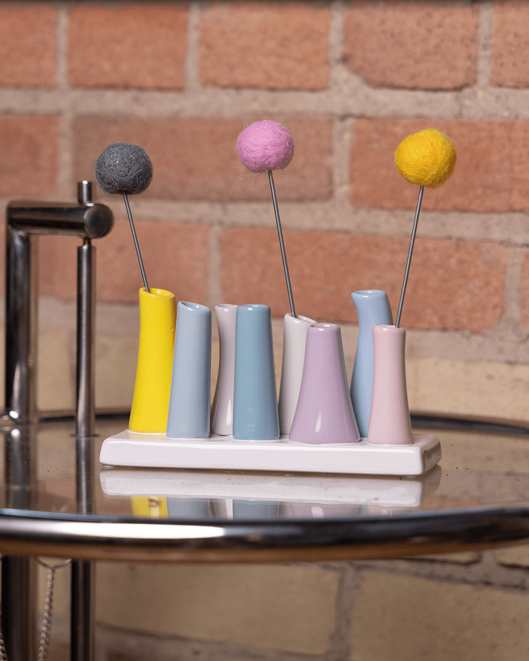 Pooley Modern Bud Vase For Flowers - Chive Ceramics Studio - Vases - Chive Ceramics Studio