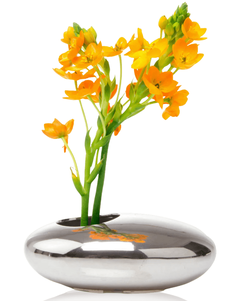 Pebble Ceramic Ikebana Kenzan Container - Chive Ceramics Studio - Pots - Chive US