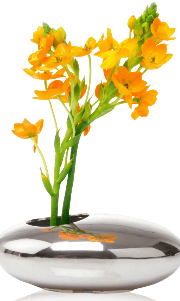 Pebble Ceramic Ikebana Kenzan Container - Chive Ceramics Studio - Pots - Chive US