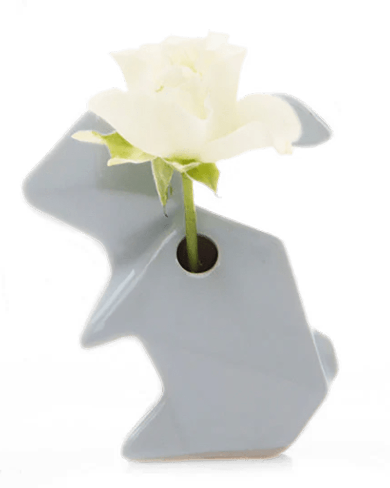 Rabbit Ceramic Bud Vase - Chive Ceramics Studio - Vases - Chive Ceramics Studio