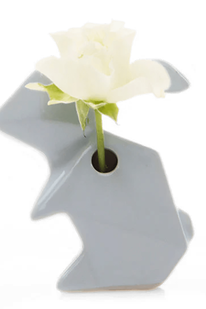 Rabbit Ceramic Bud Vase - Chive Ceramics Studio - Vases - Chive Ceramics Studio