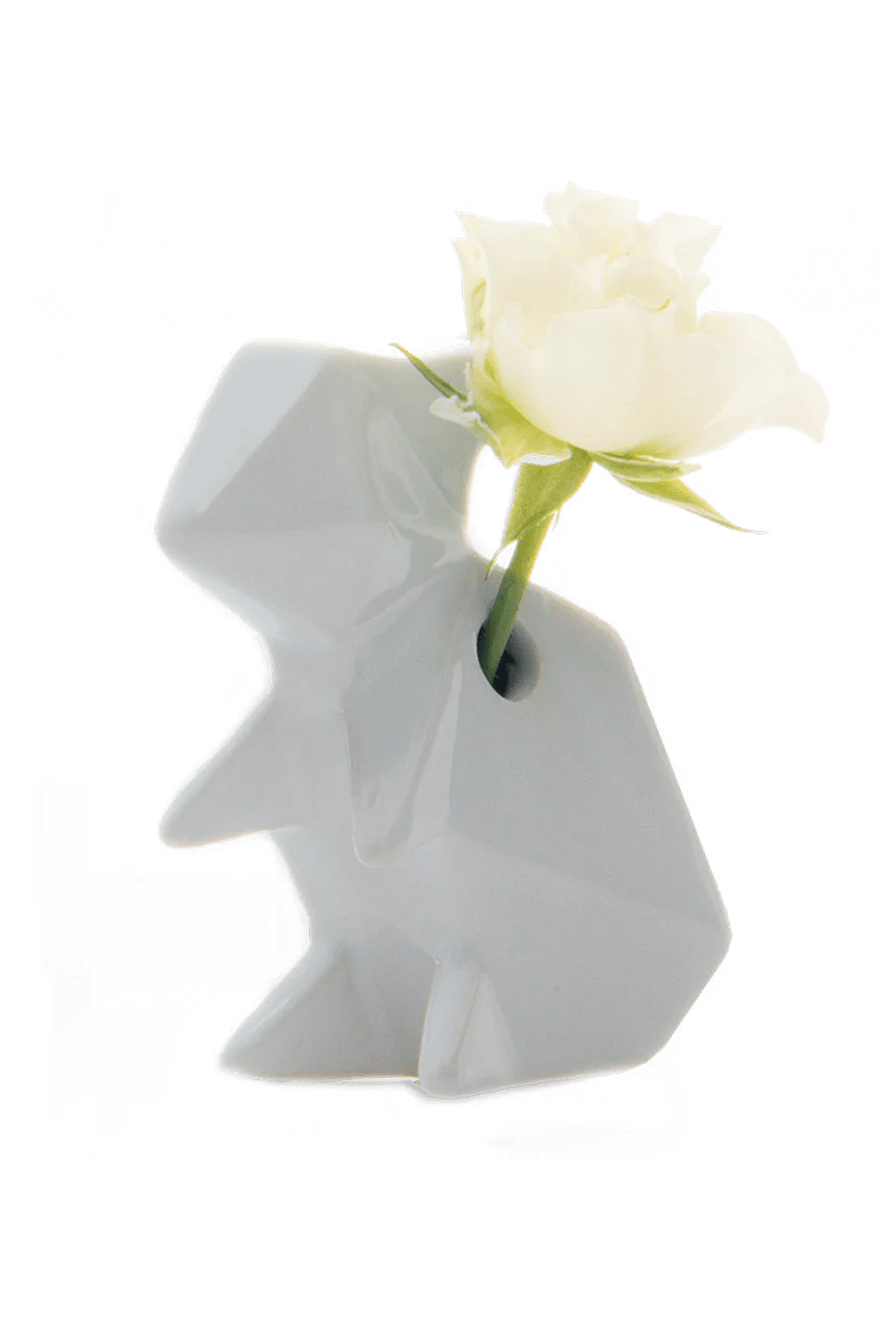 Rabbit Ceramic Bud Vase - Chive Ceramics Studio - Vases - Chive Ceramics Studio