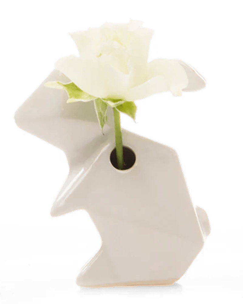 Rabbit Ceramic Bud Vase - Chive Ceramics Studio - Vases - Chive Ceramics Studio