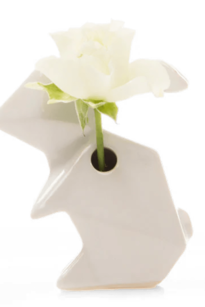 Rabbit Ceramic Bud Vase - Chive Ceramics Studio - Vases - Chive Ceramics Studio