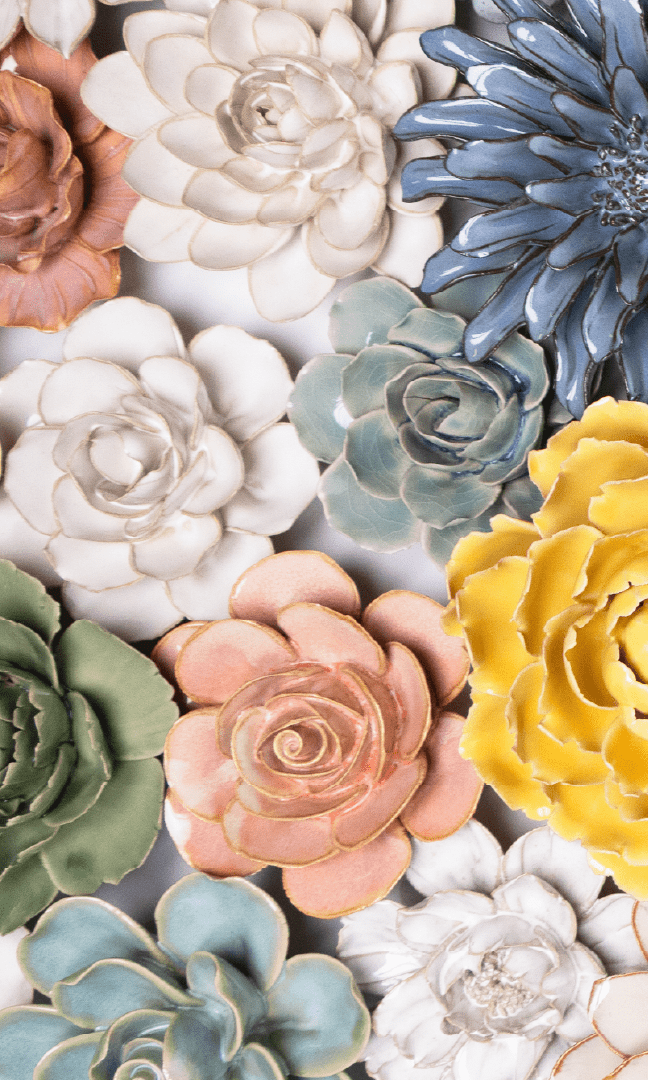 Gothenburg - Ceramic Flower Curated Collection - Chive Ceramics Studio - Ceramic Flower Sets - Chive Ceramics Studio