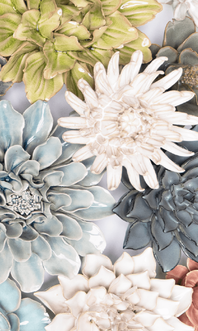 Copenhagen - Ceramic Flower Curated Collection - Chive Ceramics Studio - Ceramic Flower Sets - Chive Ceramics Studio