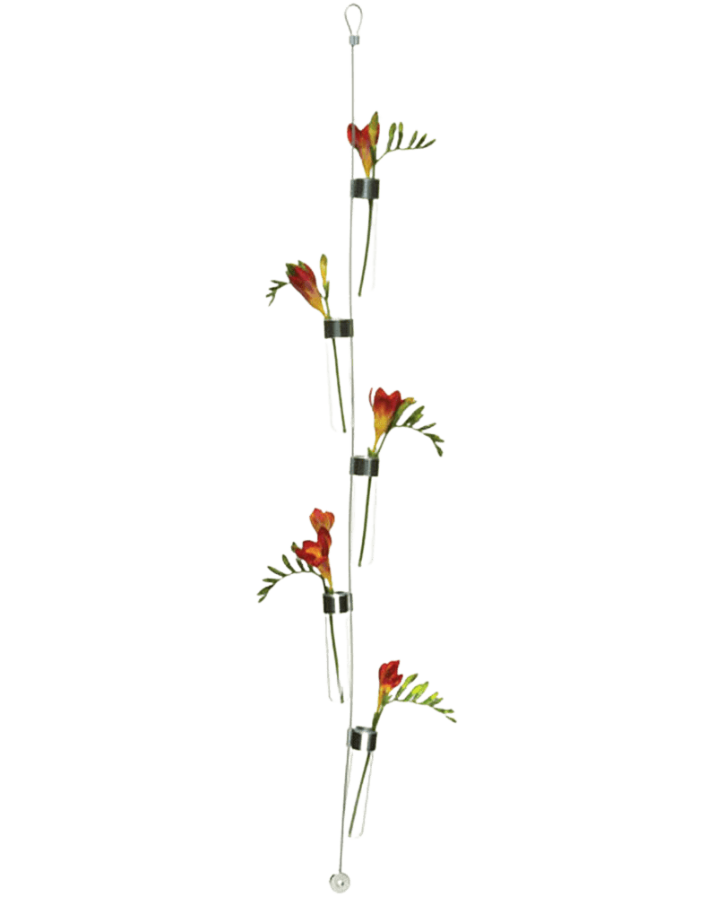 Hanging Airplane Cable & Glass Flower Vase - Chive Ceramics Studio - Vases - Chive US