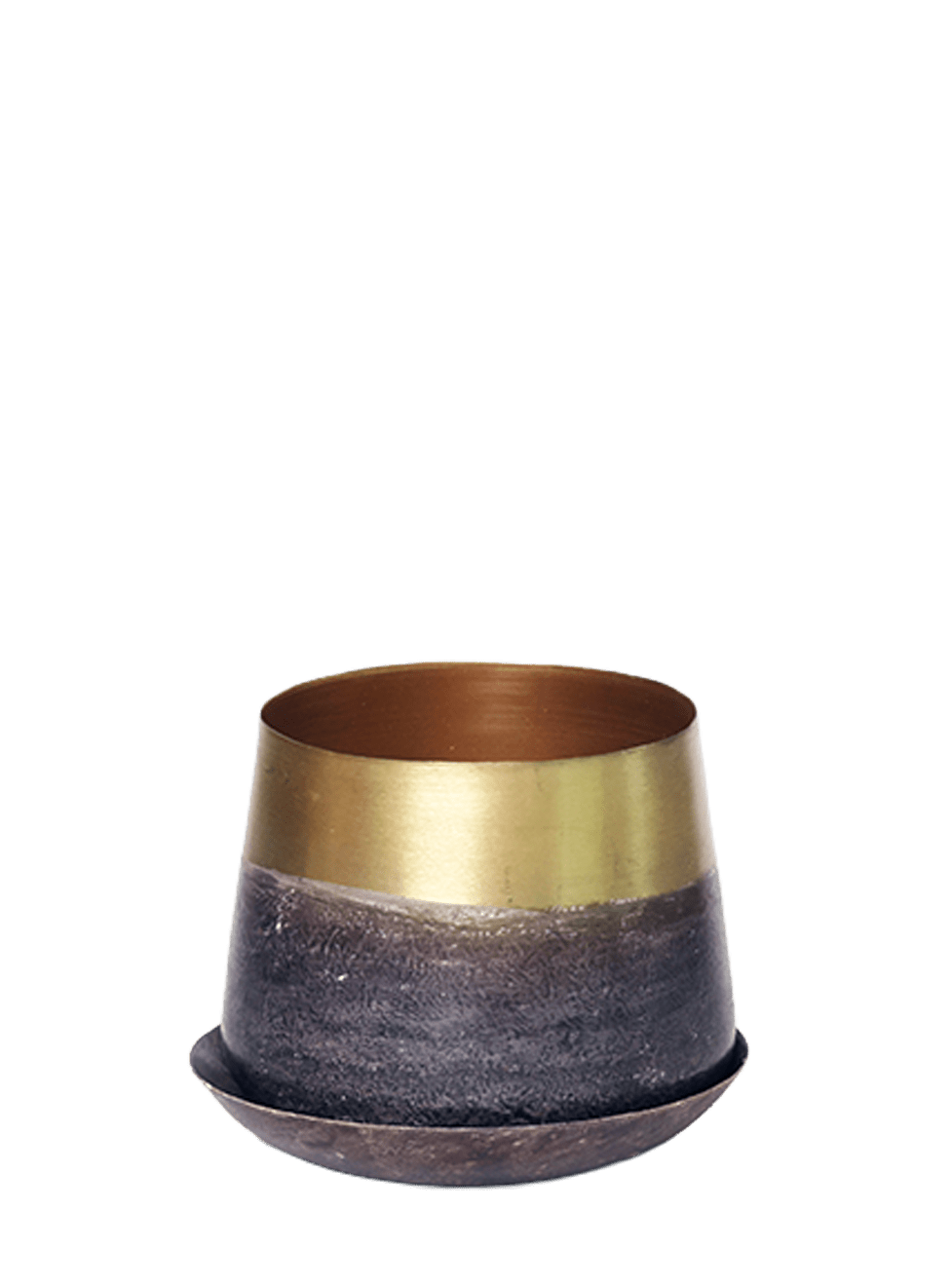 Joe Metal Pot With Drainage Hole | 3 & 5 inch - Chive Ceramics Studio - Pots - Chive Ceramics Studio