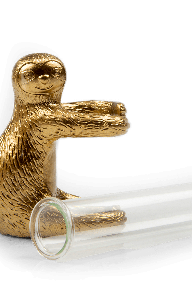 Sloth Metal & Glass Propagator - Chive Ceramics Studio - Vases - Chive US