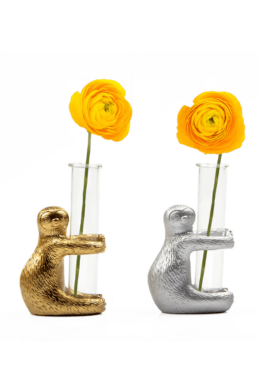 Sloth Metal & Glass Propagator - Chive Ceramics Studio - Vases - Chive US