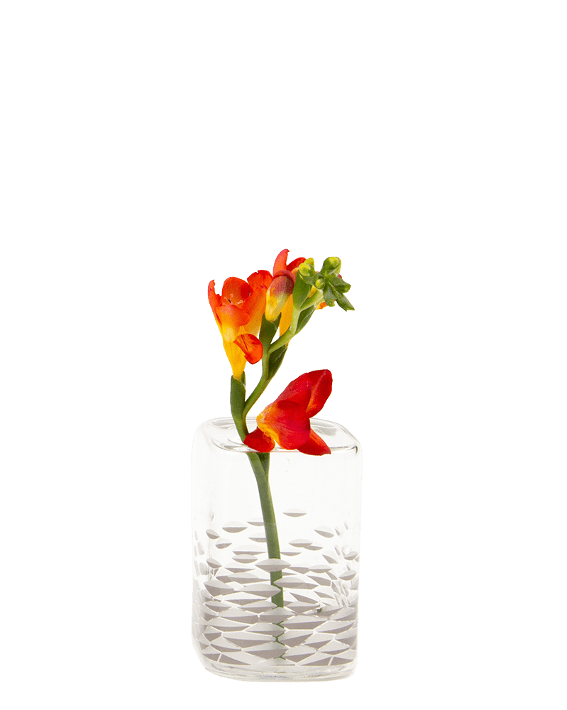 Decal Glass Modern Flower Vase - Chive Ceramics Studio - Vases - Chive US