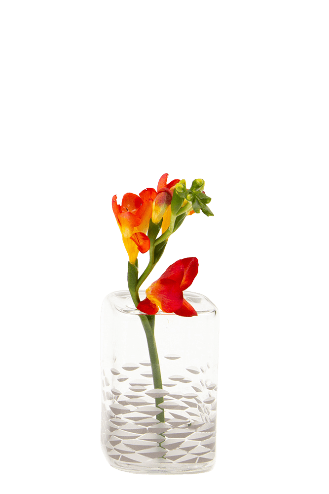 Decal Glass Modern Flower Vase - Chive Ceramics Studio - Vases - Chive US