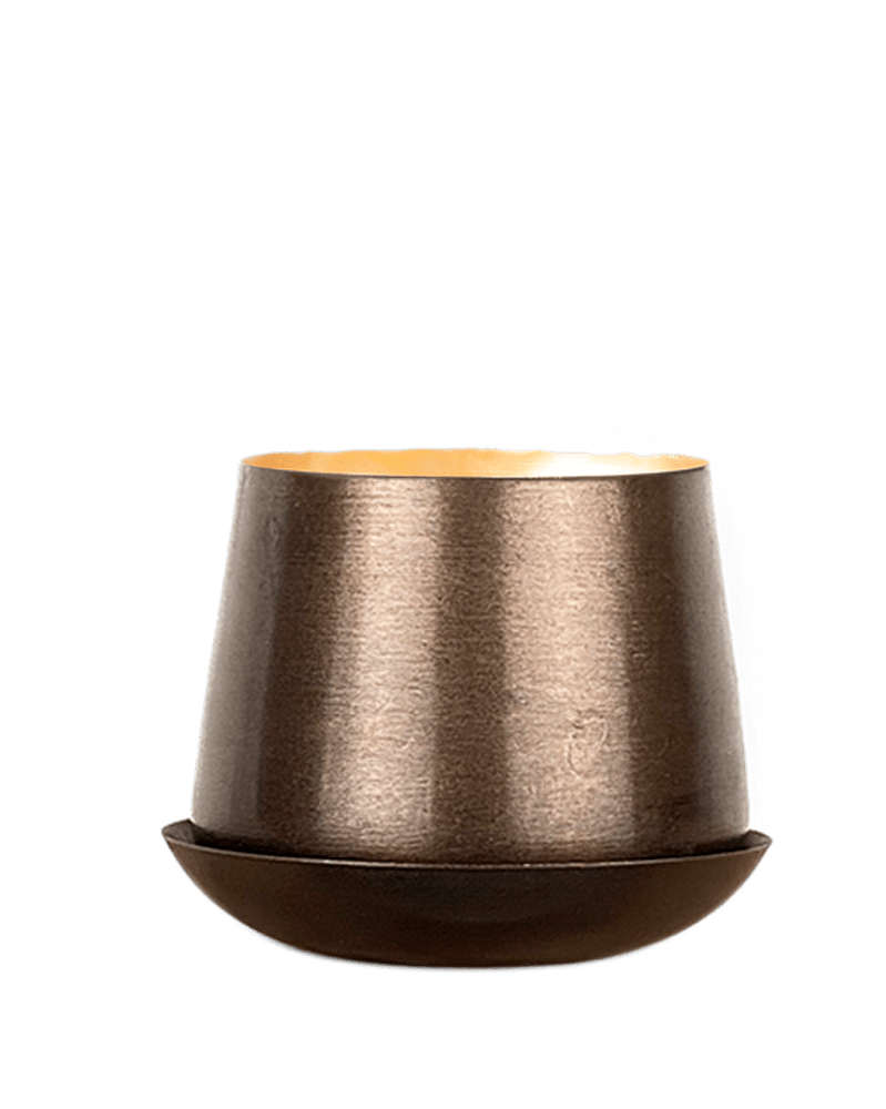 Joe Metal Pot With Drainage Hole - Chive Ceramics Studio - Pots - Chive US