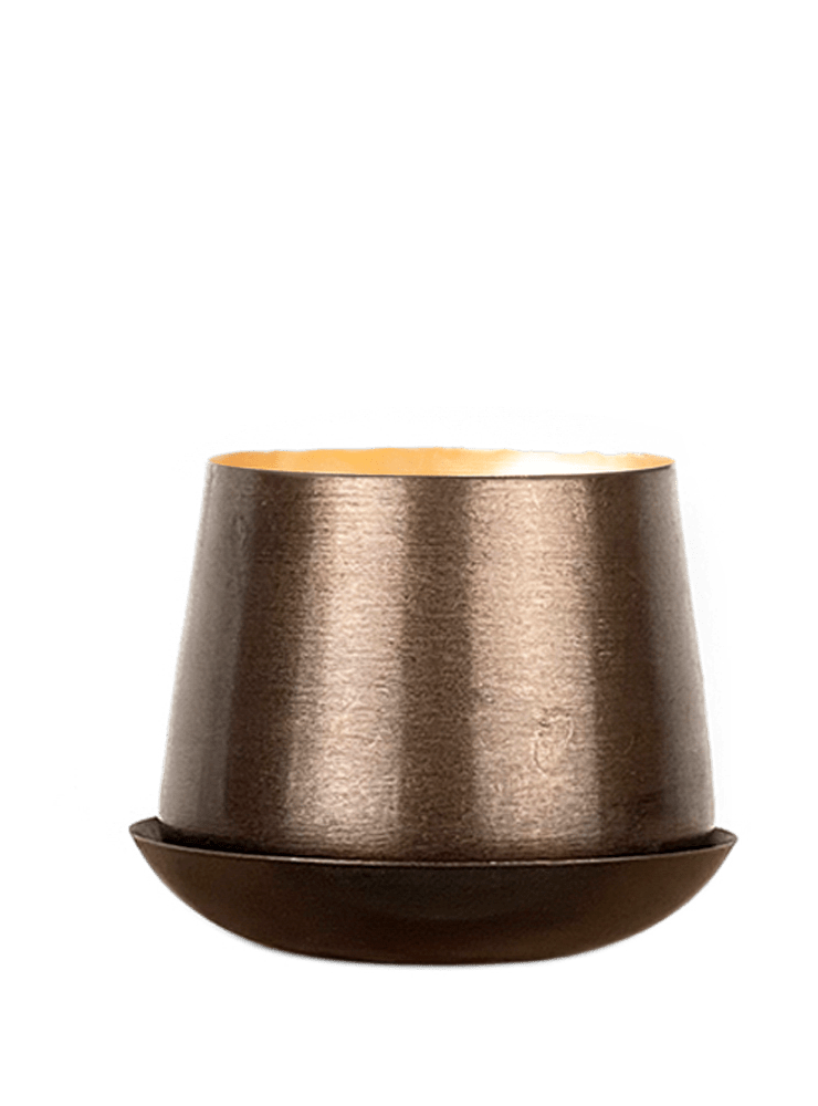 Joe Metal Pot With Drainage Hole - Chive Ceramics Studio - Pots - Chive US