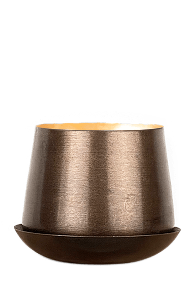 Joe Metal Pot With Drainage Hole - Chive Ceramics Studio - Pots - Chive US