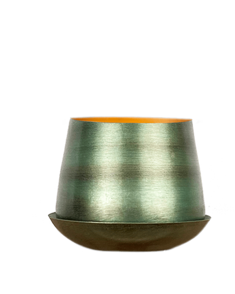 Joe Metal Pot With Drainage Hole - Chive Ceramics Studio - Pots - Chive US