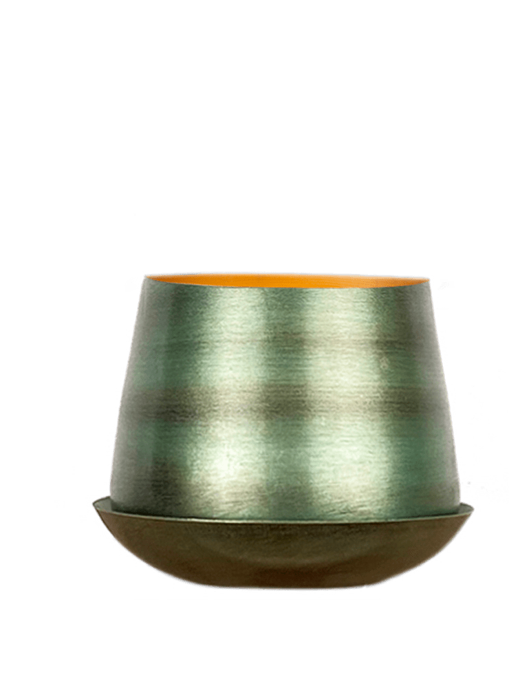 Joe Metal Pot With Drainage Hole - Chive Ceramics Studio - Pots - Chive US