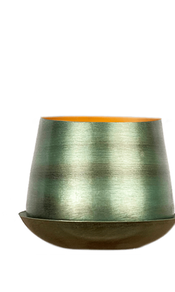 Joe Metal Pot With Drainage Hole - Chive Ceramics Studio - Pots - Chive US