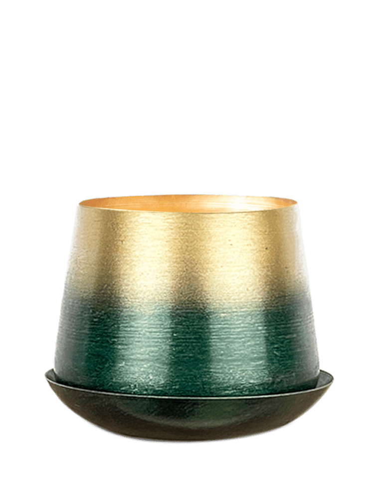 Joe Metal Pot With Drainage Hole - Chive Ceramics Studio - Pots - Chive US