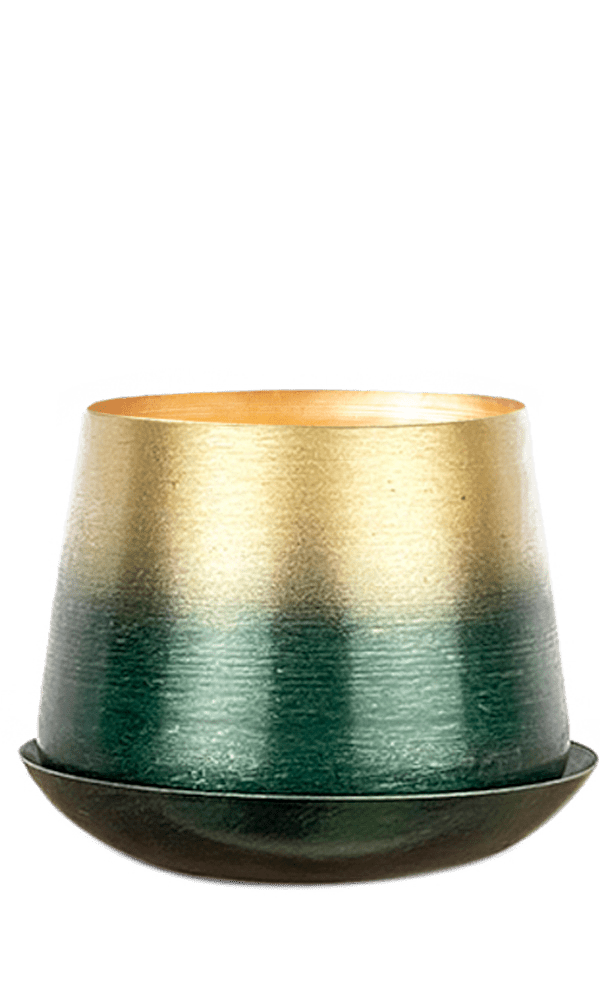 Joe Metal Pot With Drainage Hole - Chive Ceramics Studio - Pots - Chive US