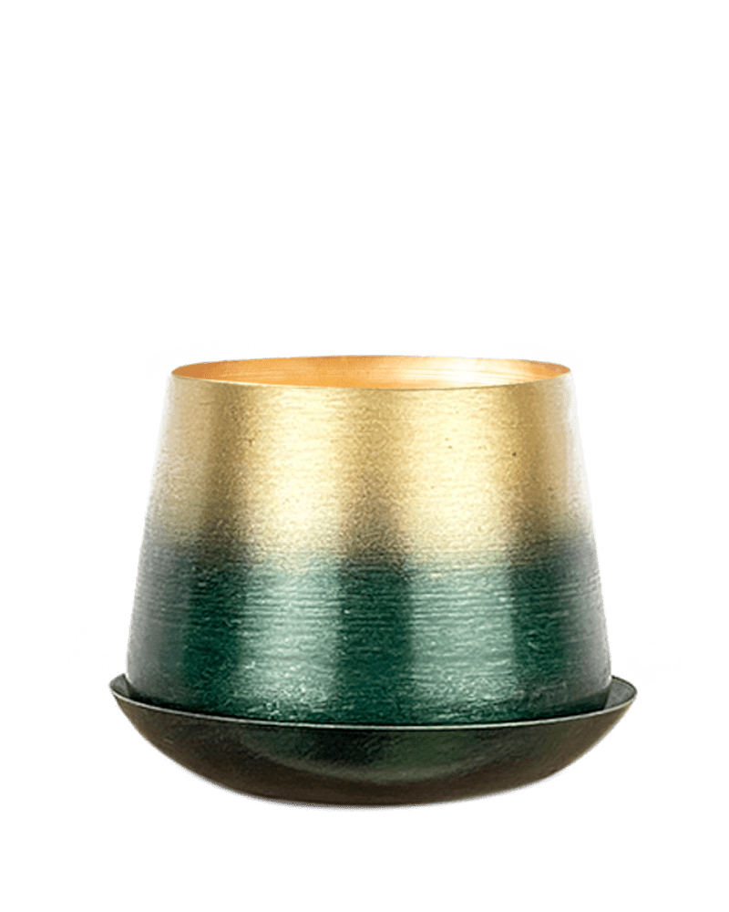 Joe Metal Pot With Drainage Hole - Chive Ceramics Studio - Pots - Chive US