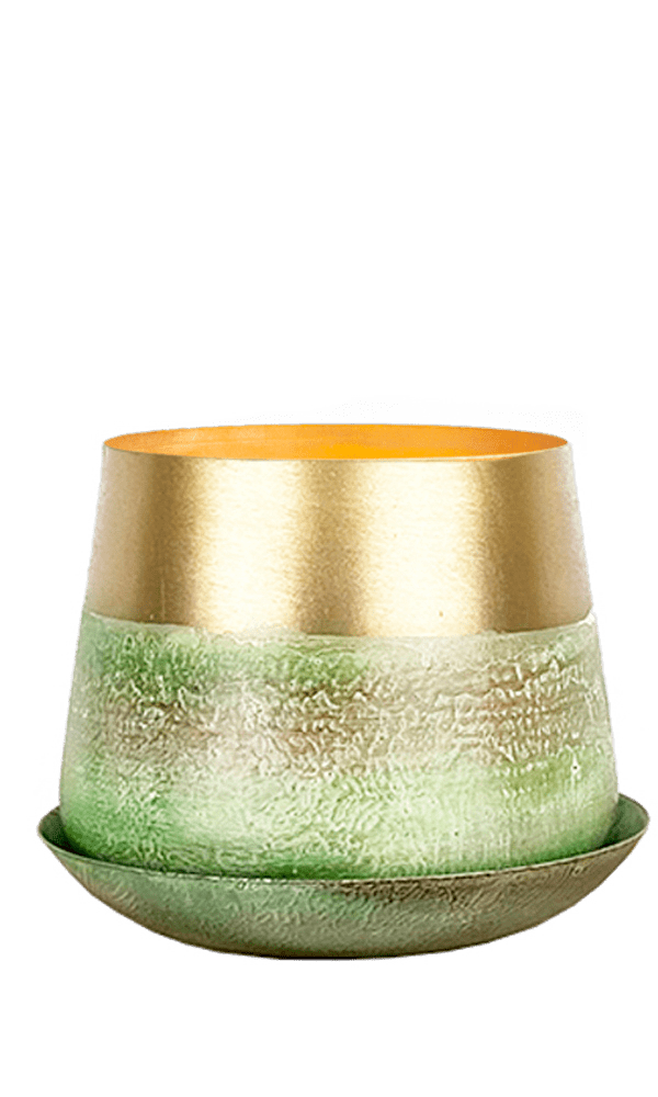 Joe Metal Pot With Drainage Hole - Chive Ceramics Studio - Pots - Chive US