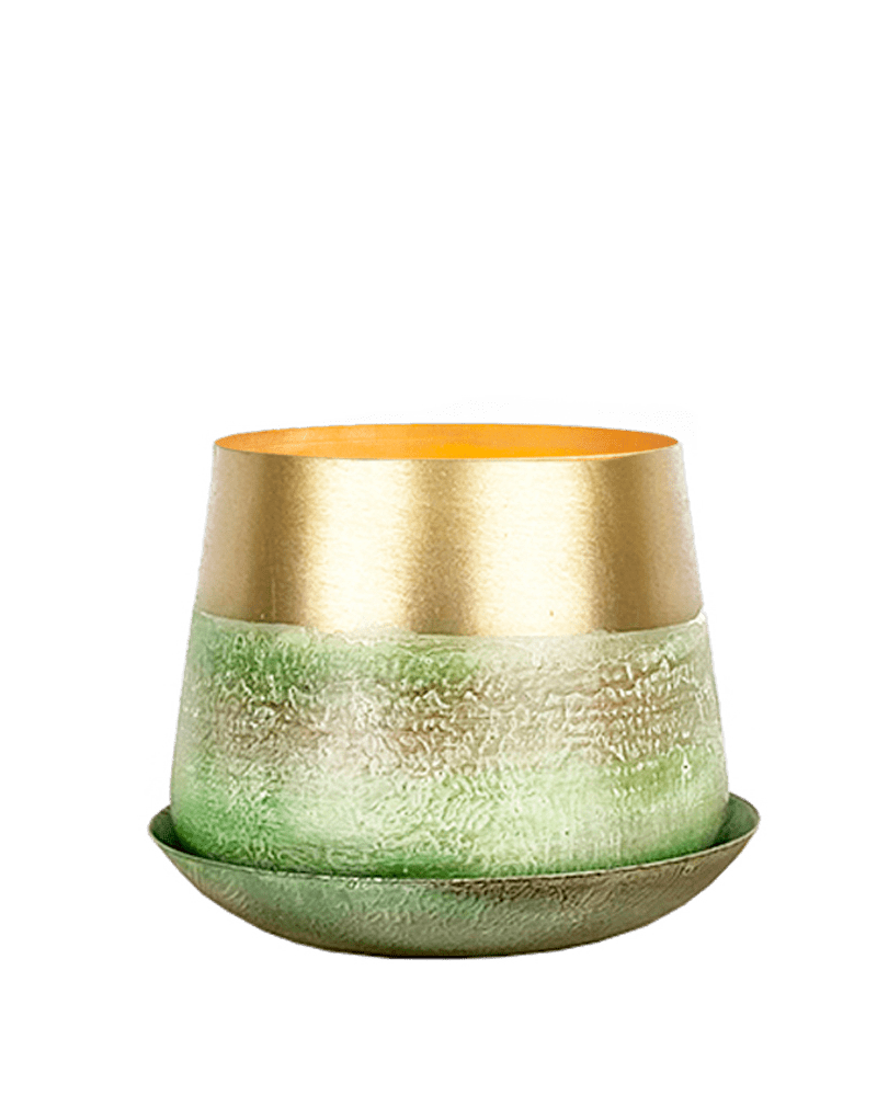 Joe Metal Pot With Drainage Hole - Chive Ceramics Studio - Pots - Chive US