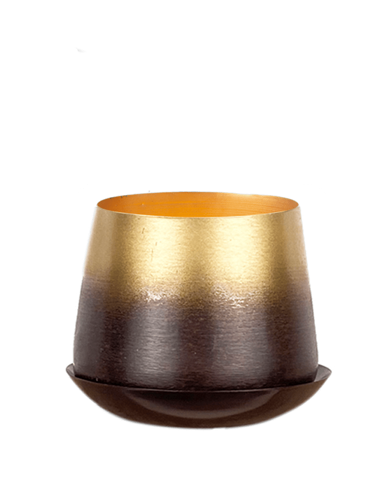 Joe Metal Pot With Drainage Hole - Chive Ceramics Studio - Pots - Chive US