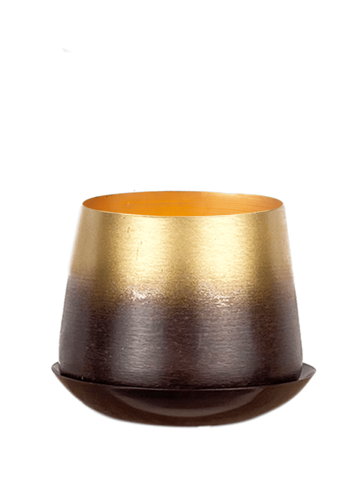 Joe Metal Pot With Drainage Hole - Chive Ceramics Studio - Pots - Chive US