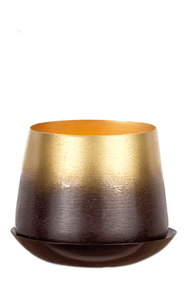 Joe Metal Pot With Drainage Hole - Chive Ceramics Studio - Pots - Chive US