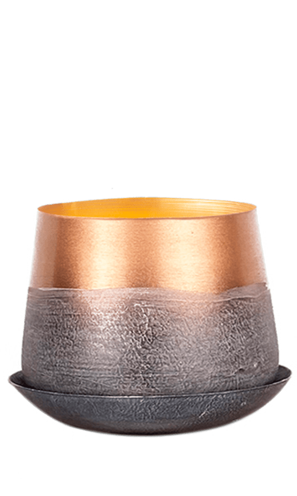 Joe Metal Pot With Drainage Hole - Chive Ceramics Studio - Pots - Chive US