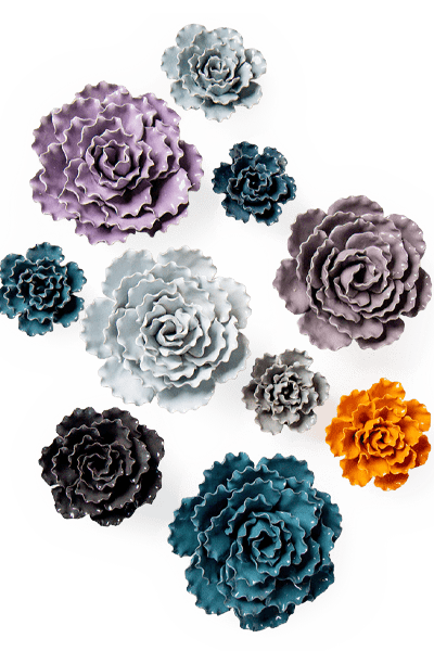 Ceramic Flower Sea Lettuce - Chive Ceramics Studio - Ceramic Flowers - Chive US