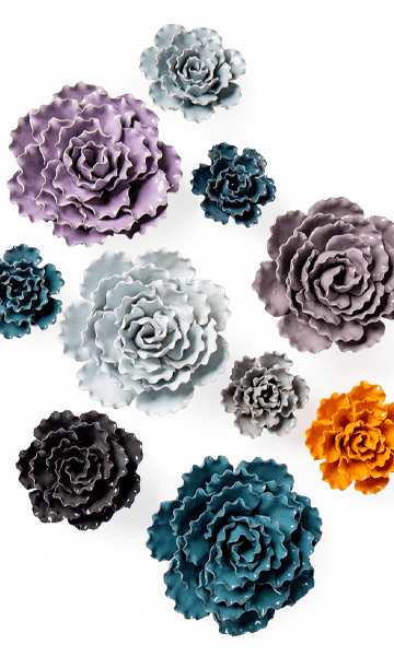 Ceramic Flower Sea Lettuce - Chive Ceramics Studio - Ceramic Flowers - Chive US