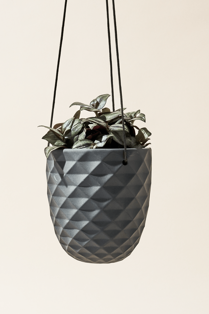 Thimble Porcelain Modern Hanging Planter - Chive Ceramics Studio - Pots - Chive US