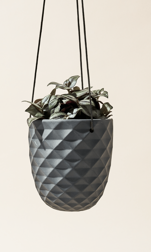 Thimble Porcelain Modern Hanging Planter - Chive Ceramics Studio - Pots - Chive US