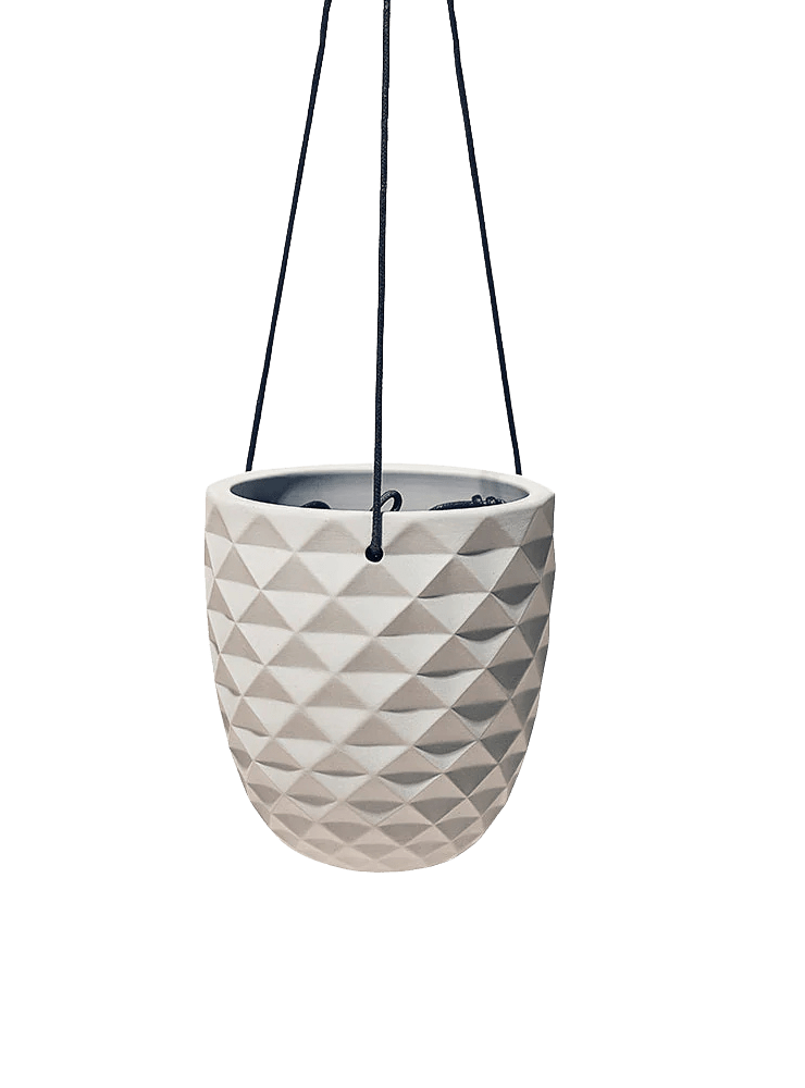 Thimble Porcelain Modern Hanging Planter - Chive Ceramics Studio - Pots - Chive US